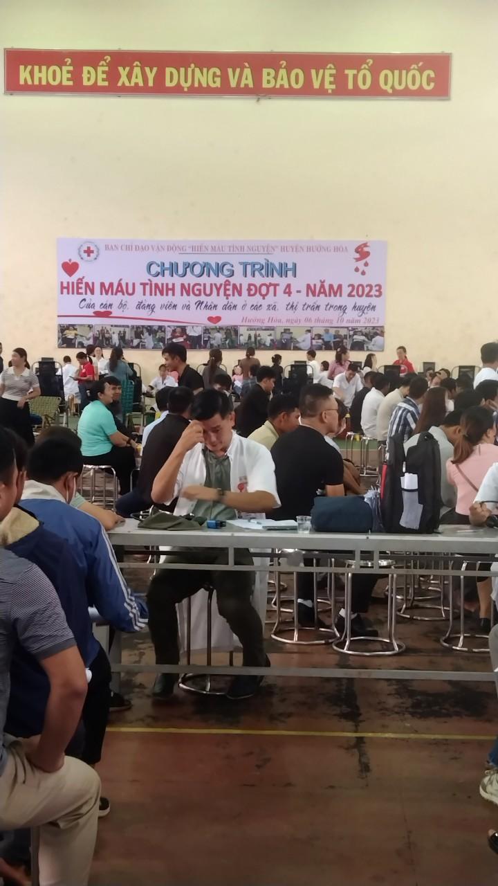 Hiến máu tình nguyện đợt 4 - năm 2023